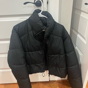 Zara Black Puffer Jacket